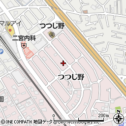 兵庫県加古川市平岡町つつじ野1-141周辺の地図