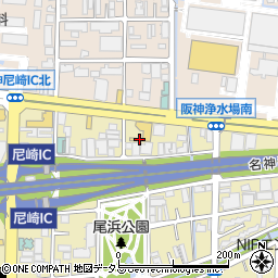ＨｏｎｄａＣａｒｓ兵庫尼崎名神店周辺の地図