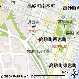 兵庫県高砂市高砂町戎町周辺の地図
