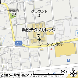 静岡県立浜松技術専門校周辺の地図