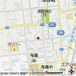 静岡県浜松市中央区市野町2390周辺の地図