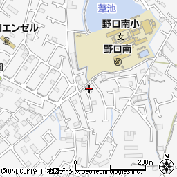 兵庫県加古川市野口町古大内232-8周辺の地図