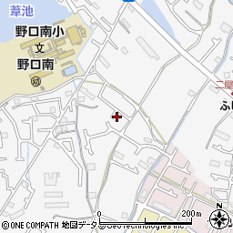 兵庫県加古川市野口町古大内120-10周辺の地図