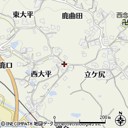 京都府木津川市鹿背山西大平52周辺の地図