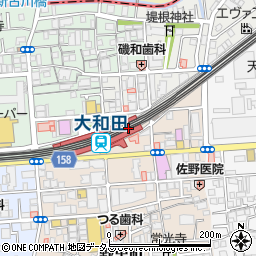 ロッテリア京阪大和田駅店周辺の地図