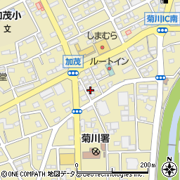 静岡県菊川市加茂2114周辺の地図