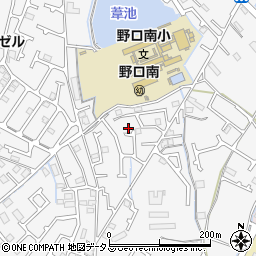 兵庫県加古川市野口町古大内235-13周辺の地図