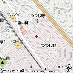 兵庫県加古川市平岡町つつじ野1-159周辺の地図