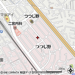 兵庫県加古川市平岡町つつじ野1-140周辺の地図