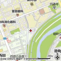 静岡県袋井市西田313周辺の地図