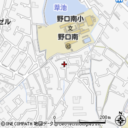 兵庫県加古川市野口町古大内235-12周辺の地図