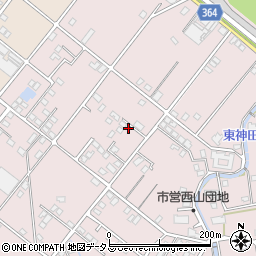 静岡県浜松市中央区西山町1951周辺の地図