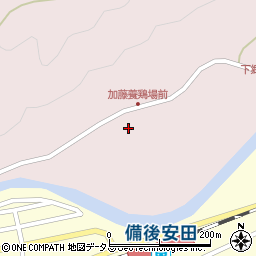 広島県三次市吉舎町上安田143周辺の地図