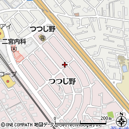 兵庫県加古川市平岡町つつじ野1-120周辺の地図
