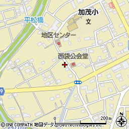 静岡県菊川市加茂1675-1周辺の地図