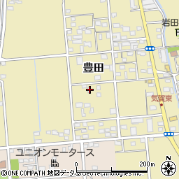 静岡県磐田市豊田195-2周辺の地図