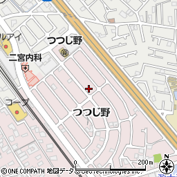 兵庫県加古川市平岡町つつじ野1-130周辺の地図