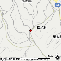 愛知県知多郡南知多町内海松ノ木周辺の地図