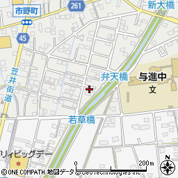 静岡県浜松市中央区市野町1415周辺の地図