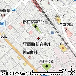 兵庫県加古川市平岡町新在家1丁目260周辺の地図