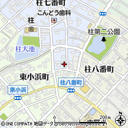 愛知県豊橋市柱七番町56周辺の地図