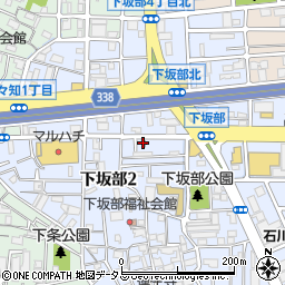 尼崎東警察署下坂部交番周辺の地図