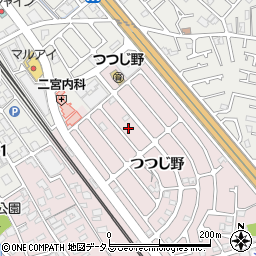 兵庫県加古川市平岡町つつじ野1-150周辺の地図