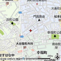 大阪府門真市石原町1-28周辺の地図