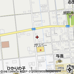 静岡県浜松市中央区市野町2449周辺の地図