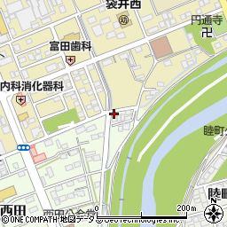 静岡県袋井市西田306周辺の地図