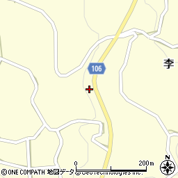 広島県神石郡神石高原町李187周辺の地図