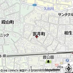兵庫県西宮市雲井町周辺の地図