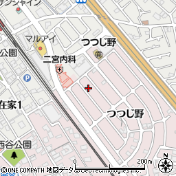 兵庫県加古川市平岡町つつじ野1-168周辺の地図
