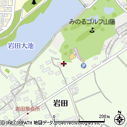 岡山県赤磐市岩田553-1周辺の地図
