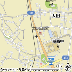 静岡県湖西市太田789-5周辺の地図