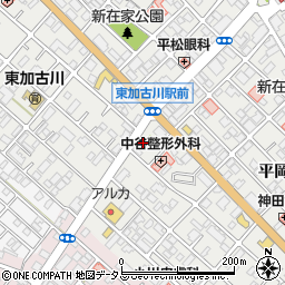 兵庫県加古川市平岡町新在家108周辺の地図