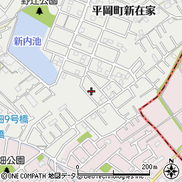 兵庫県加古川市平岡町新在家1952-33周辺の地図