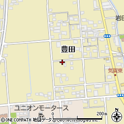 静岡県磐田市豊田195-1周辺の地図