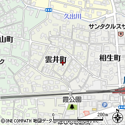 兵庫県西宮市雲井町4周辺の地図