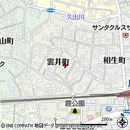 兵庫県西宮市雲井町4周辺の地図