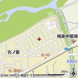 京都府木津川市木津宮ノ裏36-63周辺の地図