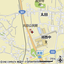 静岡県湖西市太田173周辺の地図