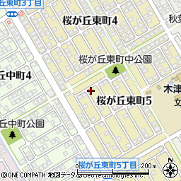 兵庫県神戸市西区桜が丘東町5丁目4-12周辺の地図
