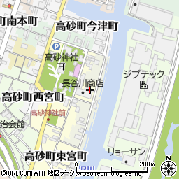 兵庫県高砂市高砂町東宮町93周辺の地図