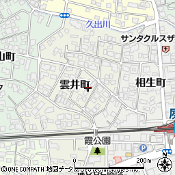 兵庫県西宮市雲井町4-24周辺の地図
