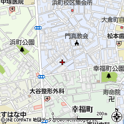 大阪府門真市石原町1-26周辺の地図