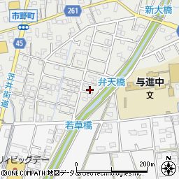 静岡県浜松市中央区市野町1416周辺の地図