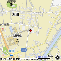 静岡県湖西市太田243周辺の地図