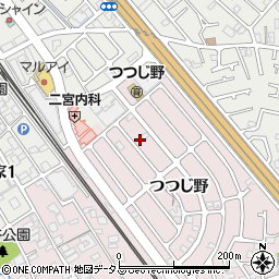 兵庫県加古川市平岡町つつじ野1-148周辺の地図