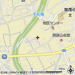 静岡県菊川市加茂1694周辺の地図